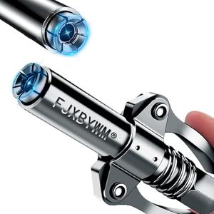 Grease Gun Coupler Grease Gun Tips,Quick Lock Double Handles Grease Gun Tip with 6 Thickened Claws,Rated 12,000PSI,Compatible with All Grease Guns,Suitable for Automobiles Ships Farm Machinery.