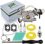 partszen Carburetor for FX26SCE and SST25CE W25CBK W25CF W25SFK W25SB W25CFK Weedeater (967184401) Replace String Trimmer 577135901 577135902 Carburetor