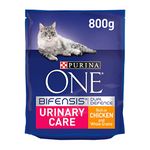 Purina ONE Urinary Care Dry Cat Food Chicken 750g, Pack of 1