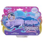 Fingerlings Interactive Baby Axolotl, Auggie (Purple), Swims & Lights Up