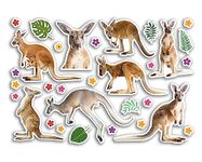 A5 Sticker Sheet Kangaroo Vinyl Stickers - Wild Joey Australia Animals Scrapbooking Travel Decoration Label Friend Girls Boys Aesthetic #80794