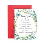 Boss Gifts for Women Men Thank You Boss Card Boss Day Card Boss Lady Gifts Boss Birthday Card Farewell Card for Boss Team Leader Appreciation Coworker Leaving Christmas Thank You Cards with Envelope