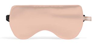 ASUTRA Silk Eye Pillow for Sleep, Pink | Filled w/Lavender & Flax Seeds | Weighted | Meditation & Light Blocking Blindfold