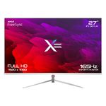 X= XPRO27IPS-W Pro Esports 27" IPS 1080p 165Hz 1ms FreeSync/G-Sync Compatible DP HDMI WHITE Gaming Monitor