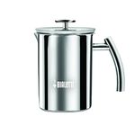 Bialetti Cappuccino Steel Manual Milk Frother, 330 ML (11 0z)