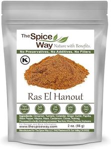 The Spice Way - Ras El Hanout Moroccan Meat Spice Blend Salt Free (meat seasonings) No Additives, No Preservatives, Just Spices and Herbs We Grow, Dry and Blend In Our Farm. (resealable bag) (2 oz)