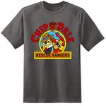 Mens Chip N Dales Rescue Rangers T Shirt Retro Vintage TV Kids Disney (Small) Charcoal