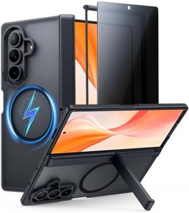 FNTCASE for Z Fold 8 Ultra/Z Fold 7 Case: with Privacy Screen Protector