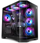 Vibox Gaming PC • AMD Ryzen 7 9800X3D 8-Core • Nvidia RTX 5080 16GB • 32GB RAM • 1TB NVMe SSD • Windows 11 • WiFi • Black
