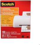 Scotch Thermal Laminating Sheets, 9" x 11.5", 5-Mil Thick, 100 Laminating Pouches