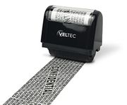 Veltec ID Protector Ink Roller - Identity Theft Protection Roller Stamp (Black, Stamp Only)