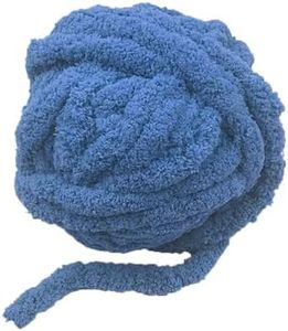 Chunky Yarn for Arm Knitting Blanket Blue Chunky Chenille Yarn Blue