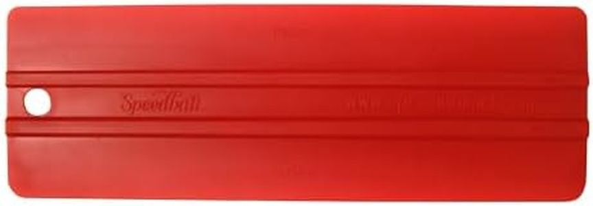Speedball Plastic Squeegee, 9-Inch Size, Eco Red