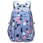 Tinytot 30 Liter, Stylish & Trendy (Abstract printed) Water Resistant High Storage School Standard College Standard Travel Backpack Bag for Boys & Girls, 2nd Standard onward, 19 Inch (Multicolor)