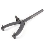 adjustable pin wrench + powerbuilt 648980 a/c clutch holding tool Fly Wheel Clutch Hub Rotor Sprockets Adjustable Spanner Wrench Holder Tool maverick holder rotor scooter skidoo ho