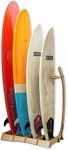 StoreYourBoard Freestanding Surfboard Rack, Indoor Display Stand Shortboard and Longboard Organizer, Holds 150 lbs