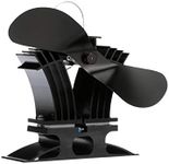 Ecofan 806EUXBX Heat Powered Wood Stove Fan, Black, Multilingual