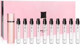 MAJESTY'S SECRET PHEROMAX Luxury Women's Cologne Gift Set (10 x 0.34 Fl Oz) – Mini Perfume Set with Magnetic Cap & Gift Bag – 10 Unique Fragrances for Holidays, Beginners, Dating, Travel & Daily Use