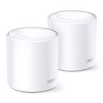 TP-Link Deco X20(2-Pack) AX1800 Whole Home Mesh Wi-Fi System, Next-Gen WiFi 6, Replace Routers and WiFi Extenders, HomeCare Build-in Antivirus, Parental Control, Compatible with Alexa (4000 sq ft)