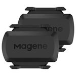 Magene S3+ Cadence/Speed Sensor for Cycling, Bluetooth/ANT+ Bicycle Cadence Sensor Bike Speed Sensor, Wireless RPM Sensor Compatible with Android/Iphone and Bike Computer