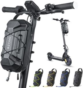 CHICLEW 3L Electric Scooter Bag, Waterproof Scooter Storage Bag with Multicolor Drawstrings, 3L Large Capacity Scooters Handlebar Bag, Compatible with Scooters, Bikes, Segway Ninebot and NIU