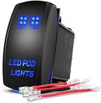 Nilight LED POD Lights Rocker Switc