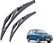 WolkomHome High Performance OE Car Wiper Blade Replacement set of 2 Pc Right 17" Left 17" for Maruti Suzuki 800