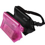 AiRunTech Waterproof Pouch with Waist Strap (2 Pack) | Beach Accessories Best Way to Keep Your Phone and Valuables Safe and Dry | Perfect for Boating Swimming Snorkeling Kayaking Beach Pool Water Park