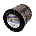 Hi-Seas Quattro Monofilament Line, 150 lb / 68.0 kg Test, .051 in / 1.30 mm Dia, 4-Color Camo, 1525 yd / 1394 m