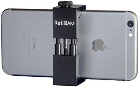 RetiCAM® Smartphone Tripod Mount XL - Metal Universal Smart Phone Tripod Adapter - XL Size (2.75" to 3.6"), Black