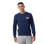 New Balance NB Sport Core Plus Crew, Men, Deep Porcelain Blue, M