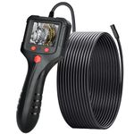 Endoscope Inspection Camera, Borescope Inspection Camera with 5M/16.4FT Cord 1080P HD Digital 8mm IP67 Waterproof Camera Waterproof Sewer Endoscope Camera