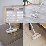 Amso Pet Hair Remover Extra Sticky lint Tape Roller for Cleaning Clothes Dog cat Hair Fur with Long Handle