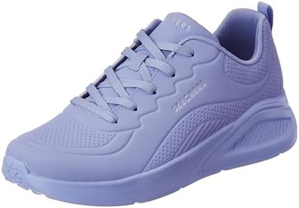 Skechers Womens Uno Lite Lighter One Periwinkle Walking Shoes 6 Standard Lace Up Shoes