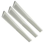 Encore The Barber Tapered Fading Comb for Barbers and Hair Stylists| Heat & Chemical resistant | color Gray | pack of three (3Pak)