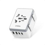 TESSAN Universal Travel Adapter with 2 USB C and 2 USB A, International Travel Plug UK to World, Worldwide Essentials Plug Adaptor for Multi Countries EU, USA, UK, AUS, Japan, Thailand, Vietnam