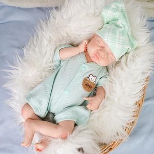 Lifelike Reborn Baby Dolls Boy - 17-Inch Baby Soft Body Realistic-Newborn Baby Doll Full Silicone Baby Dolls with Toy & Gift Box for Kids