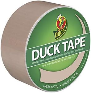 Duck Brand 283264 Color Duct Tape, Beige, 1.88 Inches x 20 Yards, Single Roll