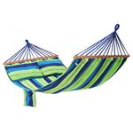 SONGMICS Hammock with 2 Pillows, Portable Double Hammock, Load Capacity 300 kg, 210 x 150 cm, for Backpacking, Camping, Hiking, Yard, Garden GDC22L Blue