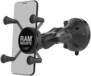 RAM Mounts RAP-B-166-2-A-UN7U X-Grip Phone Mount with RAM Twist-Lock Low Profile Suction Base with Short Arm for Vehicle Windshields