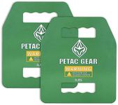 PETAC GEAR Curved/Straight Weights Plates For Weighted Vest For Men Workout,5/10/15/20 LBS Weight Strength Training Vests Equipment Workout Gear (Straight, 3LB*2)