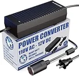12V DC Power Converter, PI Store Adapter, 110V to 120V Transformer, 10 Amp 12V Max, FCC & CE Approved, for Car Refrigerator/Car Cigarette/Lighter/Other Car Accessories Use