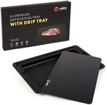 Defrosting Tray for Rapid Thaw - Largest Size with Drip Tray - Safe for Meat - No Electricity Required