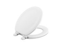 KOHLER 20467-0 Stonewood Toilet seat, White, Round