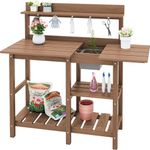 SERWALL Outdoor Potting Bench with 