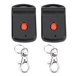 300mhz remote door opener for car,2 Pcs Mini Garage Door Remote Garage Transmitter for MultiCode 3060 3089 4120 Linear