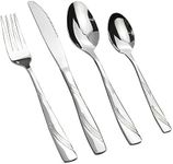 Lesbye Kitchen Cutlery Sets 48 Pieces, Service for 12, Stainless Steel