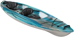 Pelican Argo 136XP - Recreational Tandem Kayak - Sit-on-Top - Multiple Storages Zones - 13.6 ft - Cloud