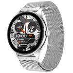 Fire-Boltt Ace Luxury Phoenix AMOLED Stainless Steel Smart Watch 1.43", 700 NITS Brightness, Stainless Steel Rotating Crown, Multipe Sports Modes & 360 Health (Silver)