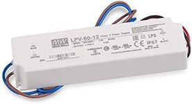 LED Power Supply Transformer Mean Well LPV-60-12 Switching Power Supply 12 V / 5 A / 60 W IP67 LED Transformer for LED Lighting
